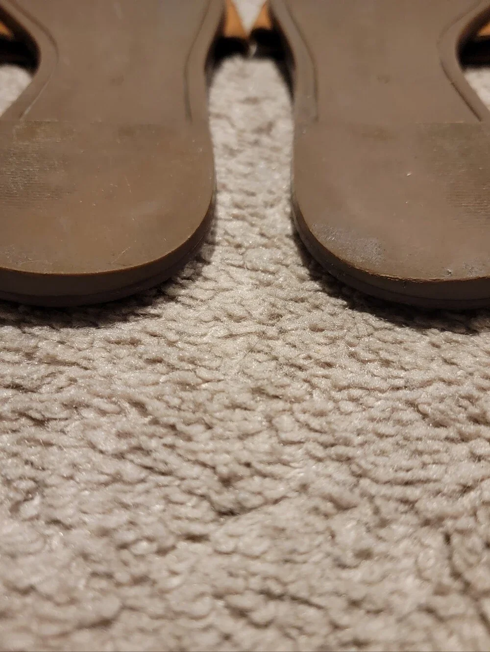 Tory Burch Everly Slide Sandal Tan Calf Leather Size 12